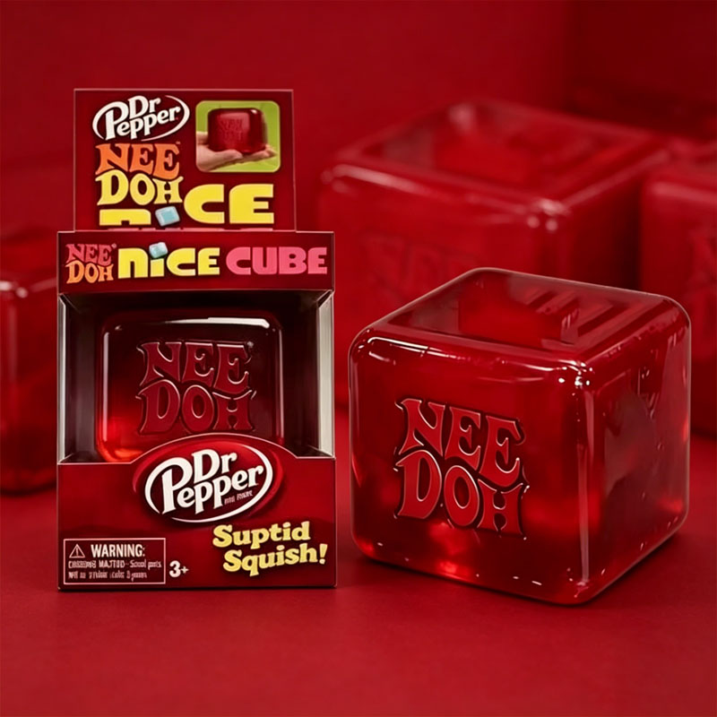 Dr Pepper X NeeDoh Nice Cube S - đánh giá và giá Fidget Cube Original