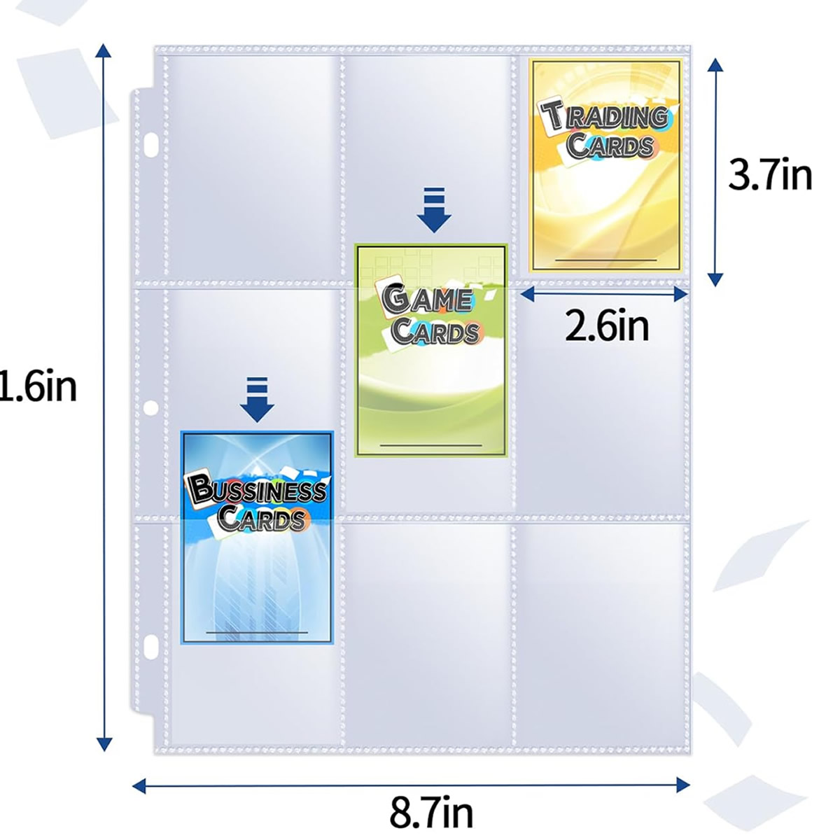 50 Pack 9 Pocket Card Sleeves  - đánh giá và giá Trading Card Binder